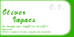 oliver vagacs business card